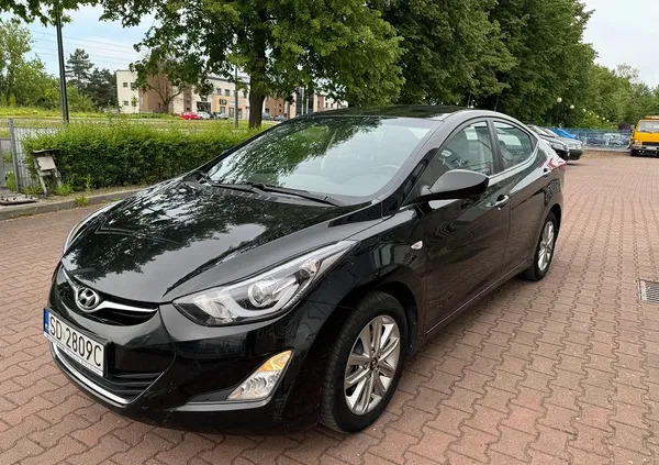 hyundai elantra Hyundai Elantra cena 36500 przebieg: 173500, rok produkcji 2014 z Brzostek